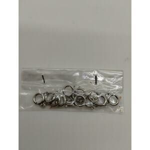 12 Necklace Clasps for Jewelry Making - Silver Color
